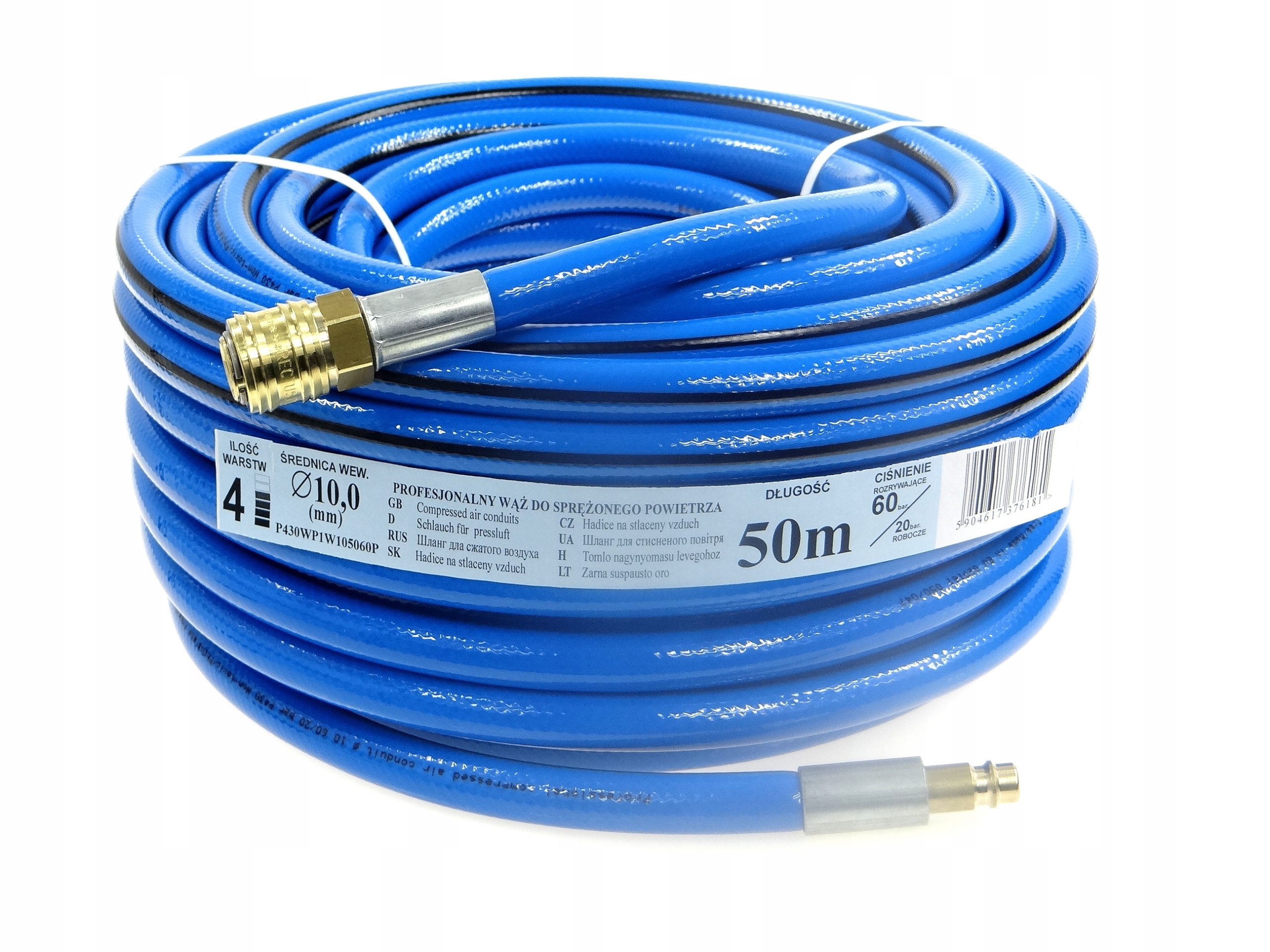 

Wąż Przewód Do Powietrza Kompresor Fi 10 mm 50 m