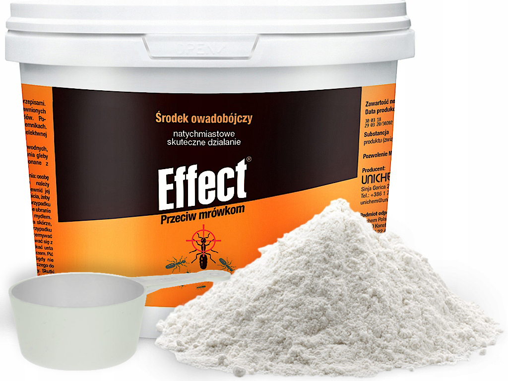 

Proszek Na Mrówki Karaluchy Pluskwy Effect 0,5 Kg