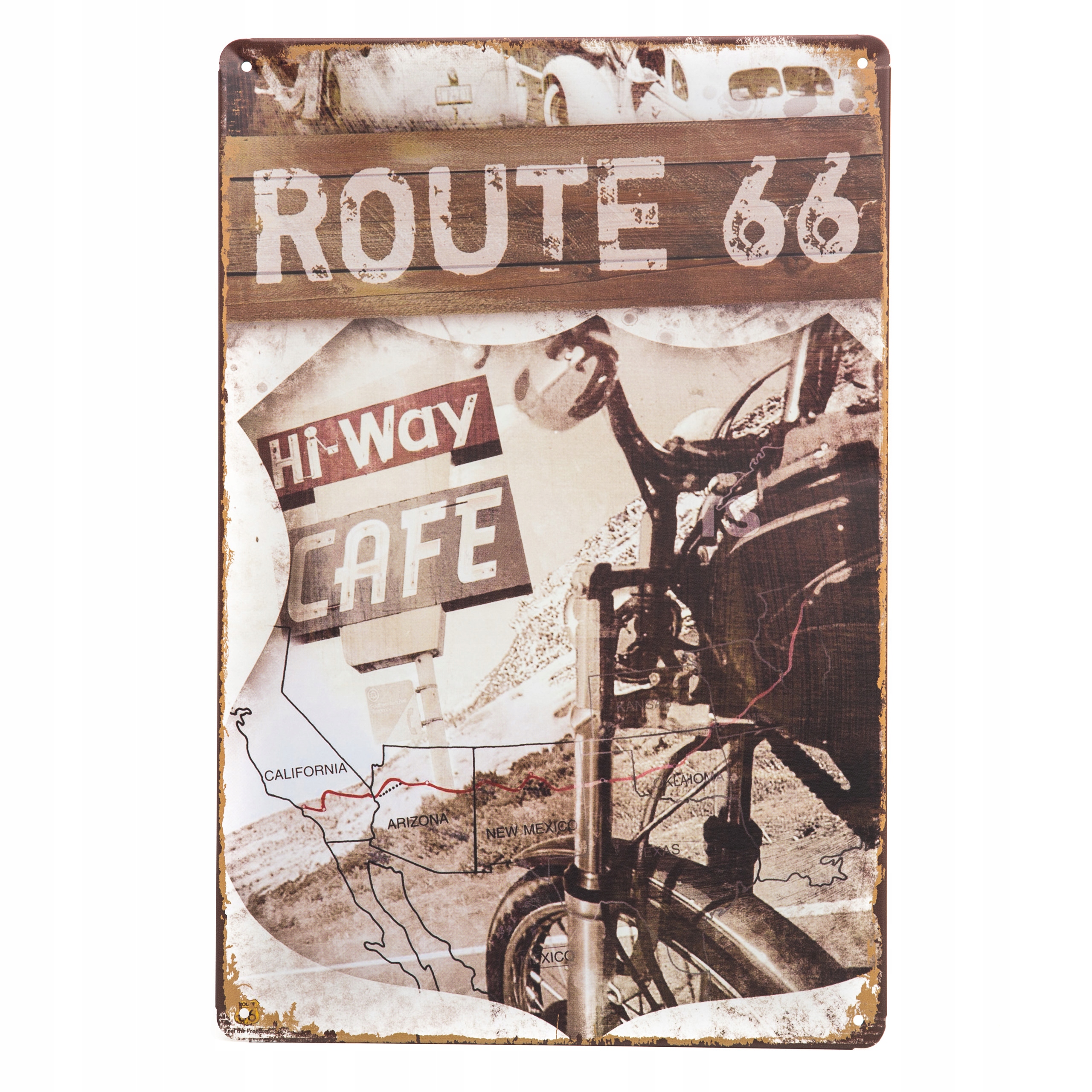 

Tablica tabliczka blacha ozdobna Route 66 wz4