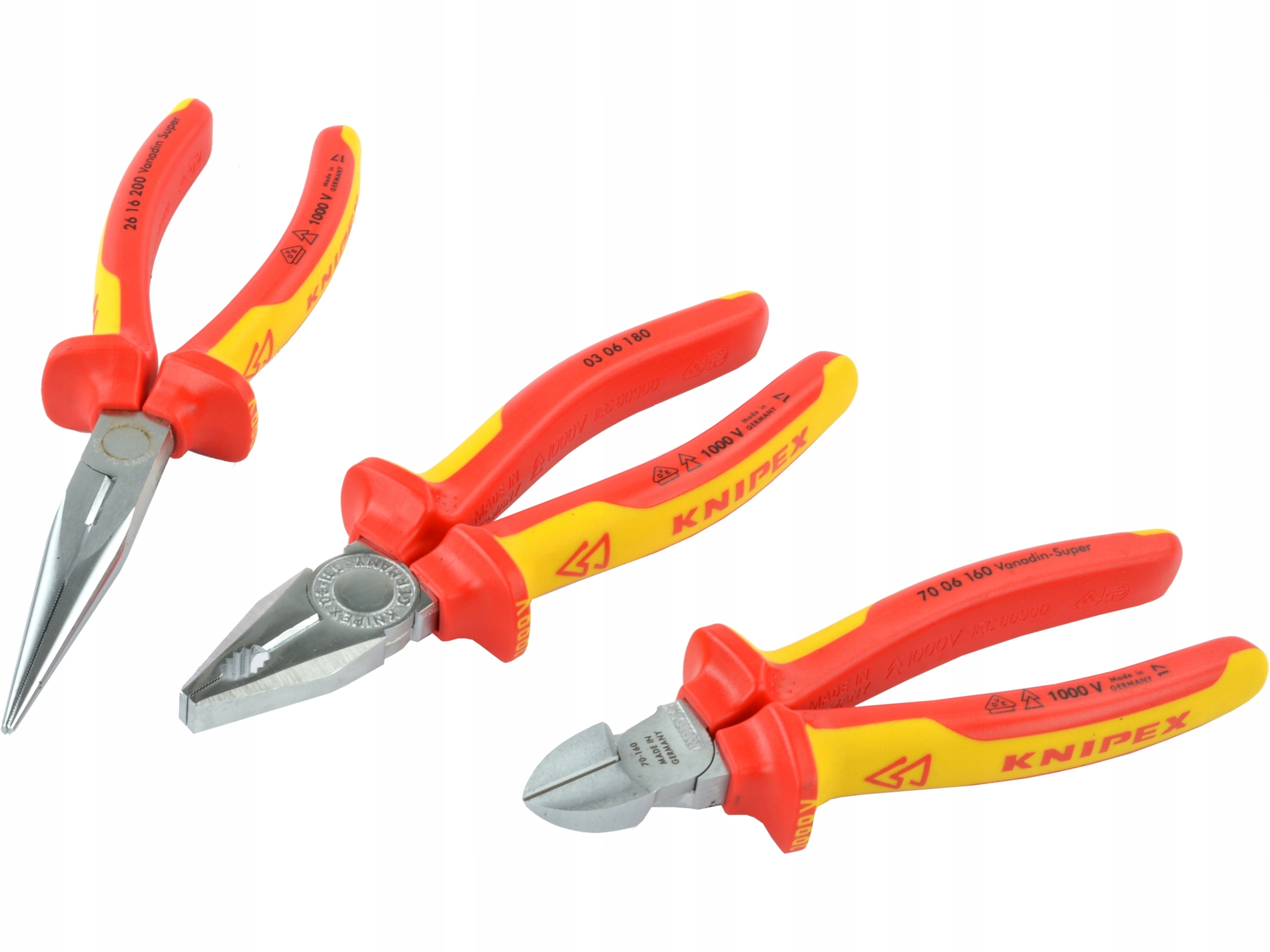 

Knipex Zestaw narzędzi szczypce kombinerki 1kV