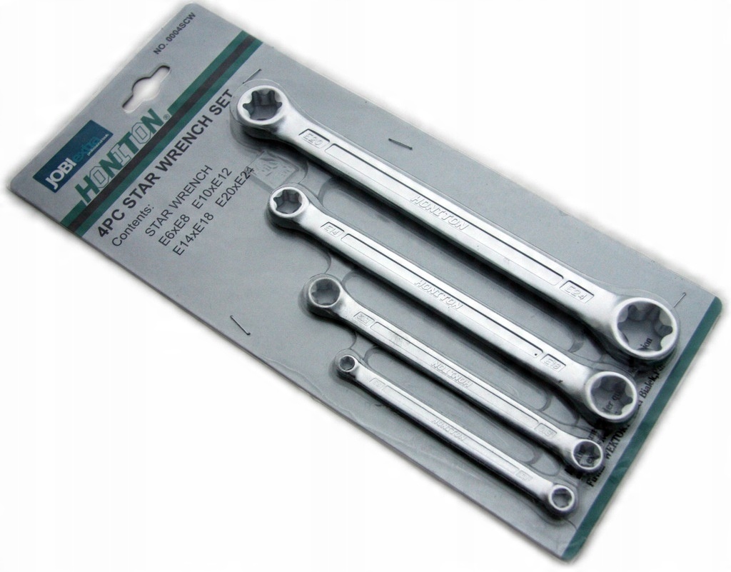 

Klucze Oczkowe Torx E6-E24