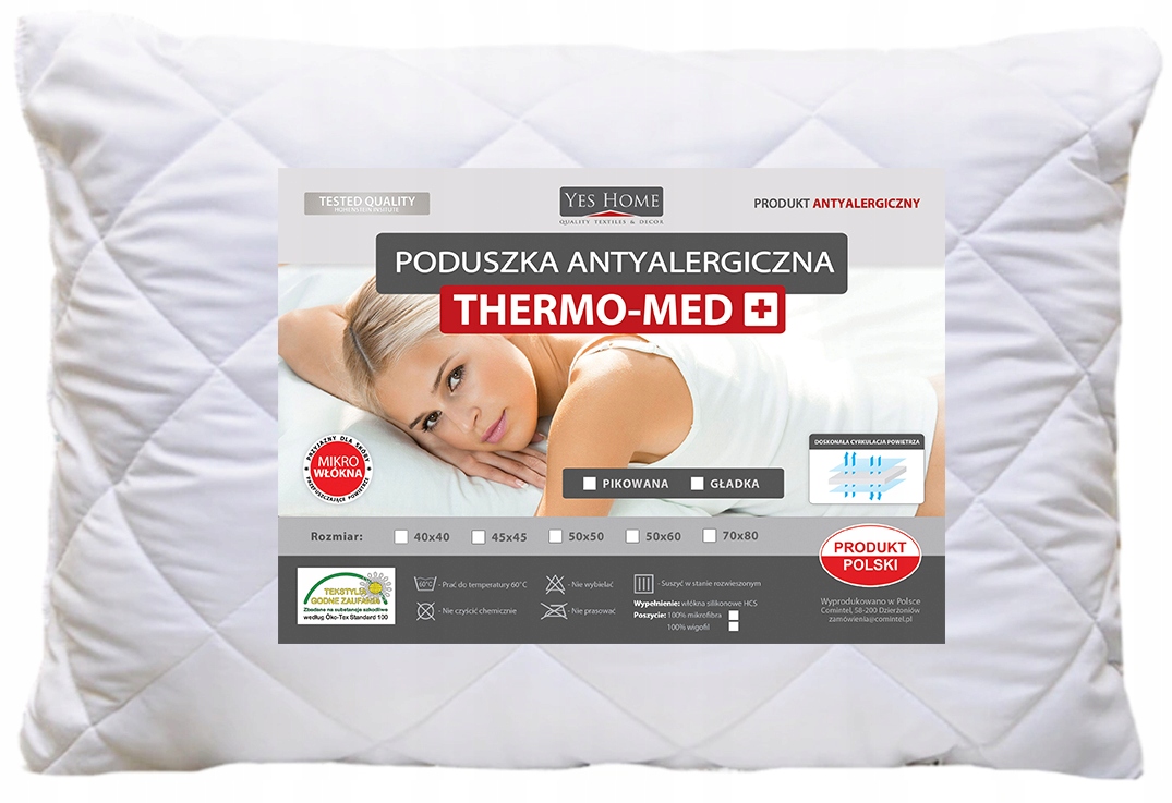 

Poduszka 70x80 Antyalergiczna Thermo-med 70/80