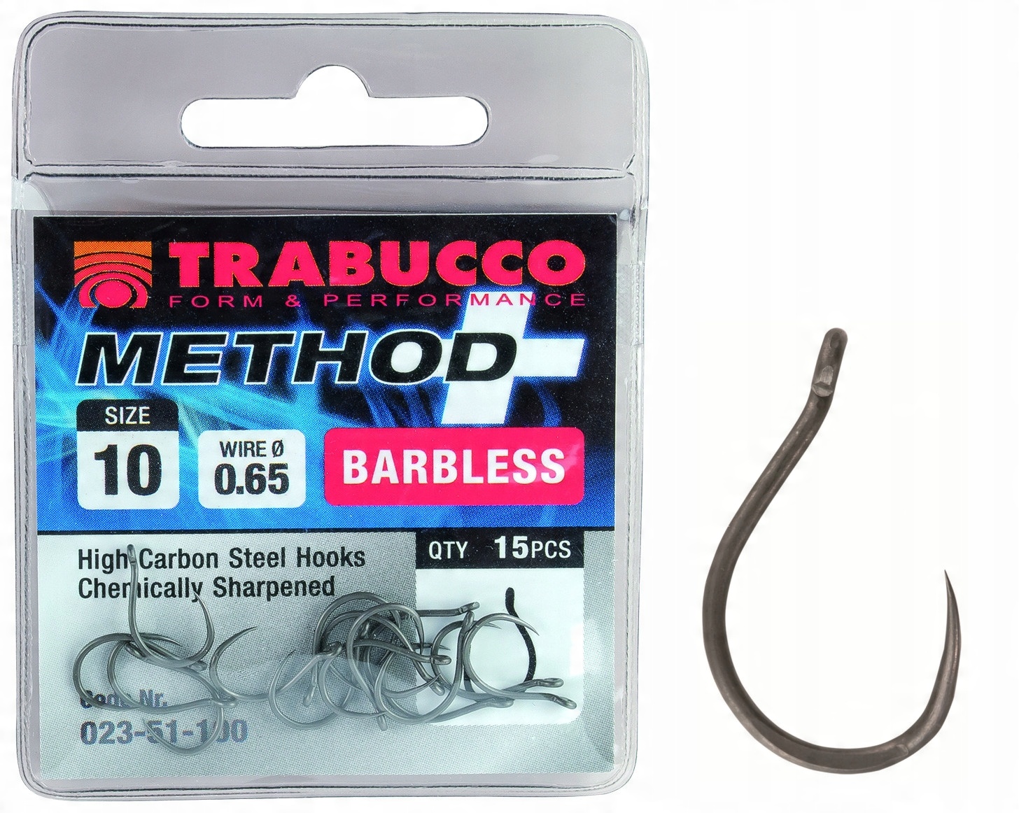 

Haki Haczyki Method+ nr 14 Trabucco Bezzadziorowe