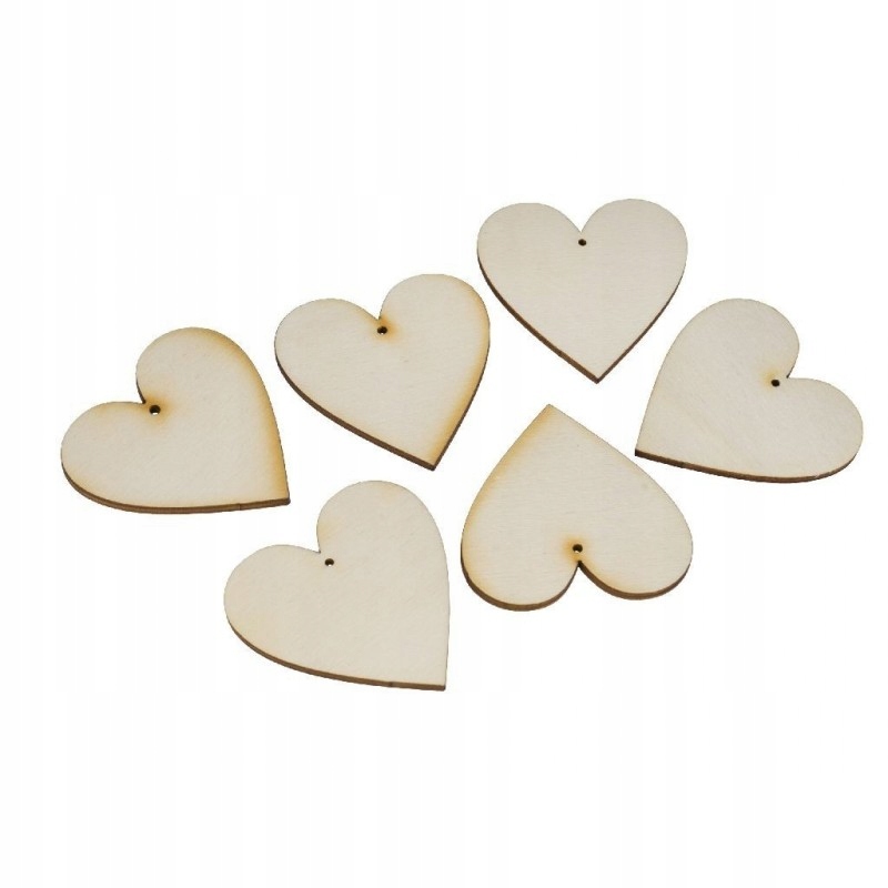

Drewniane Serce Zawieszka 3cm 10szt Na Znicz -50%