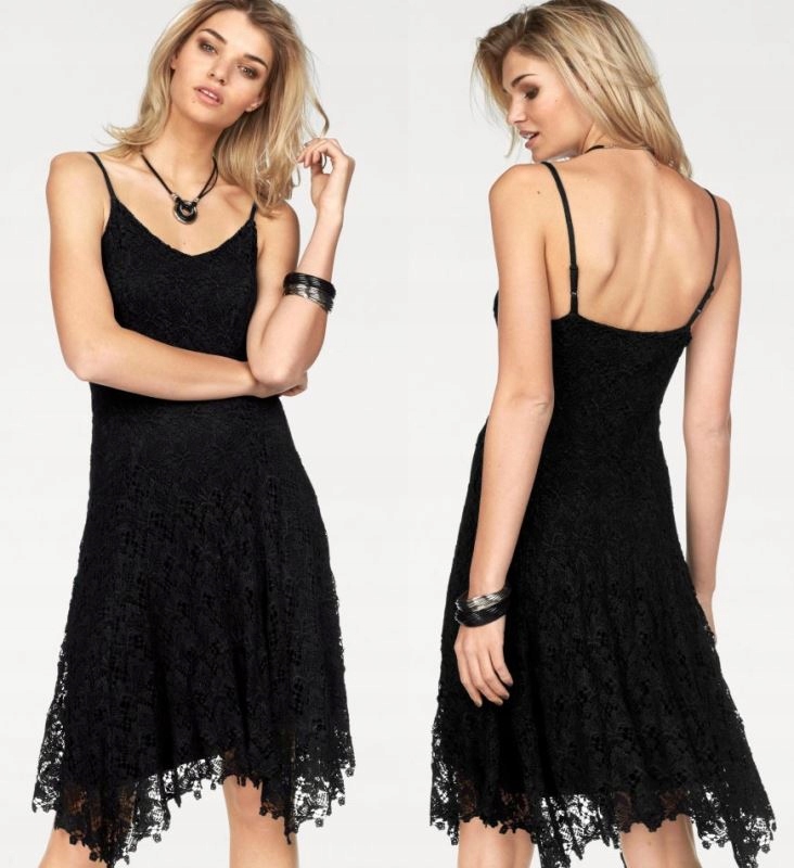 *lucky1616* Krásná Krajková Šaty 42 XL