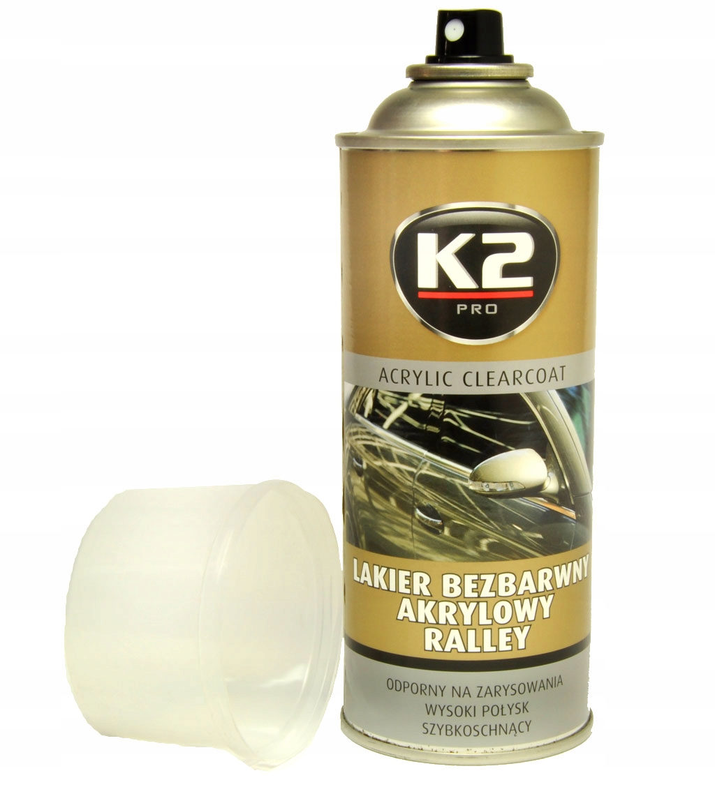 

K2 Lakier Akrylowy Bezbarwny Szybkoschnący 400ML