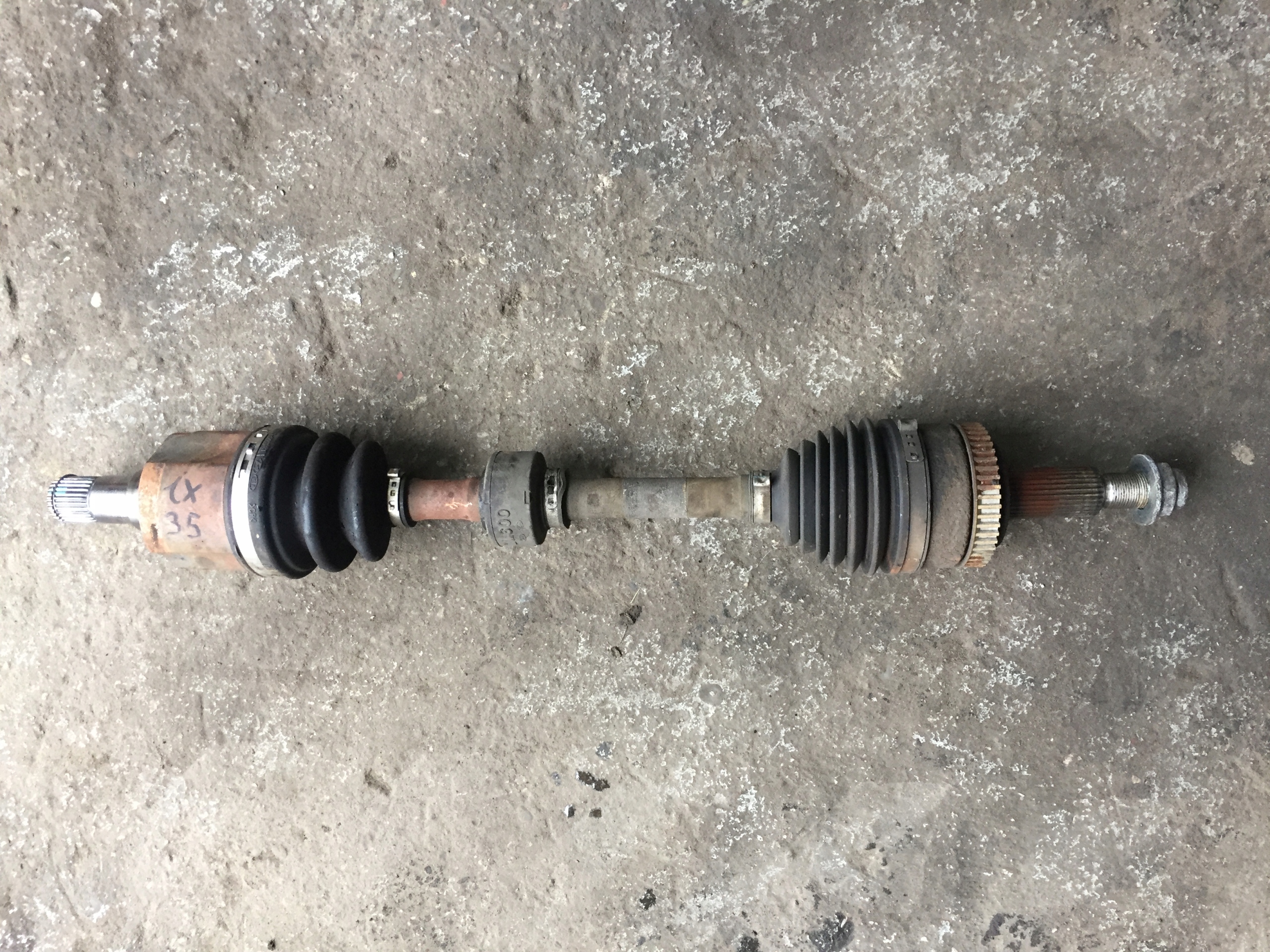 HYUNDAI Ix35 10-13 2crdi ПОЛУОСЬ ЛЕВА ПЕРЕДwd