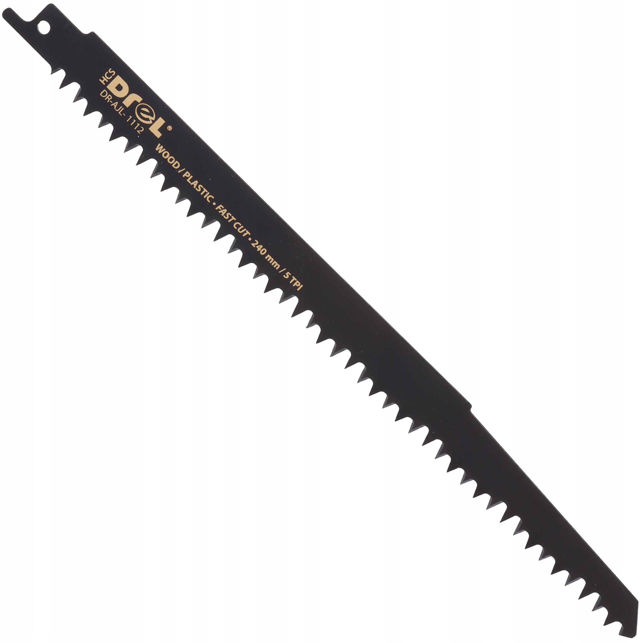 

Brzeszczot Piły Szablastej Drewna 240 mm Zęby 5 mm