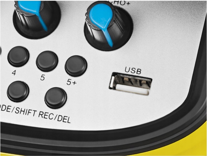 ZESTAW KARAOKE USB SD MP3 + MIKROFON BEZPRZEWODOWY Kod producenta KOM0875