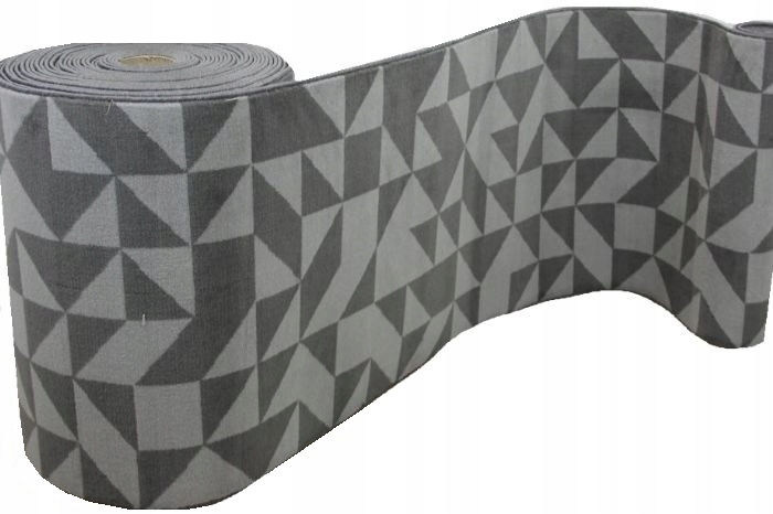 NAKŁADKI STOPKI NA SCHODY DYWANIKI SZARE Długość (cm) 65 cm