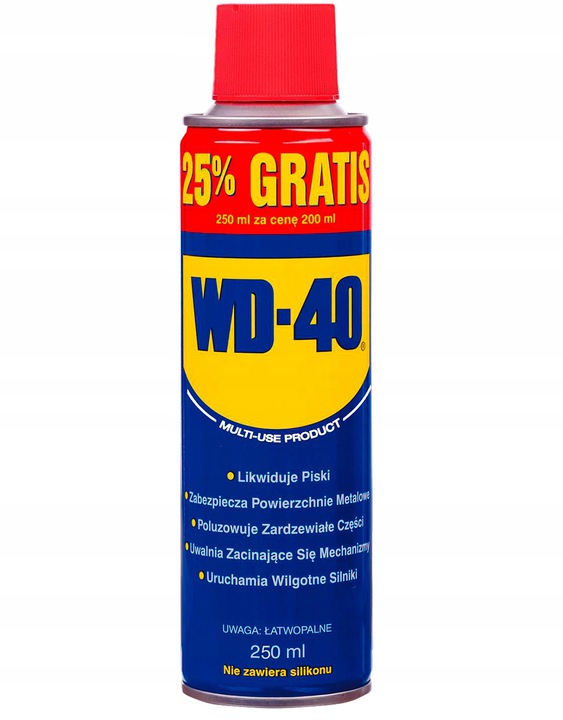 

WD-40 Wielofunkcyjny Odrzewiacz Do Śrub 250ml