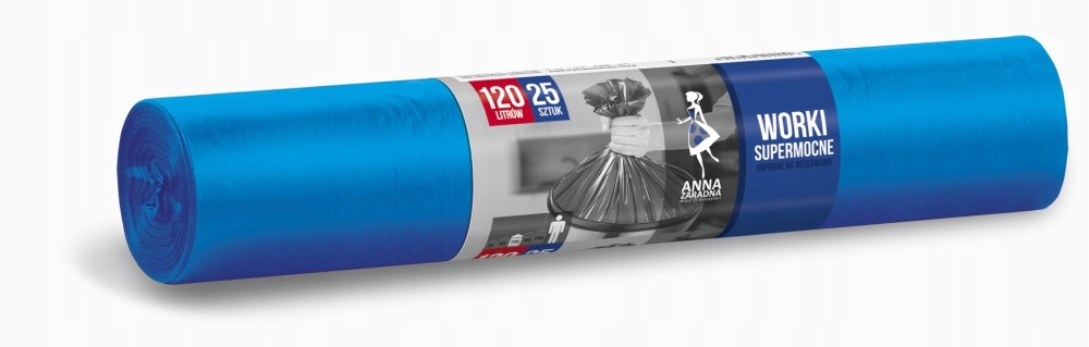 

Worki na śmieci Supermocne 120L 25szt Anna Zaradna
