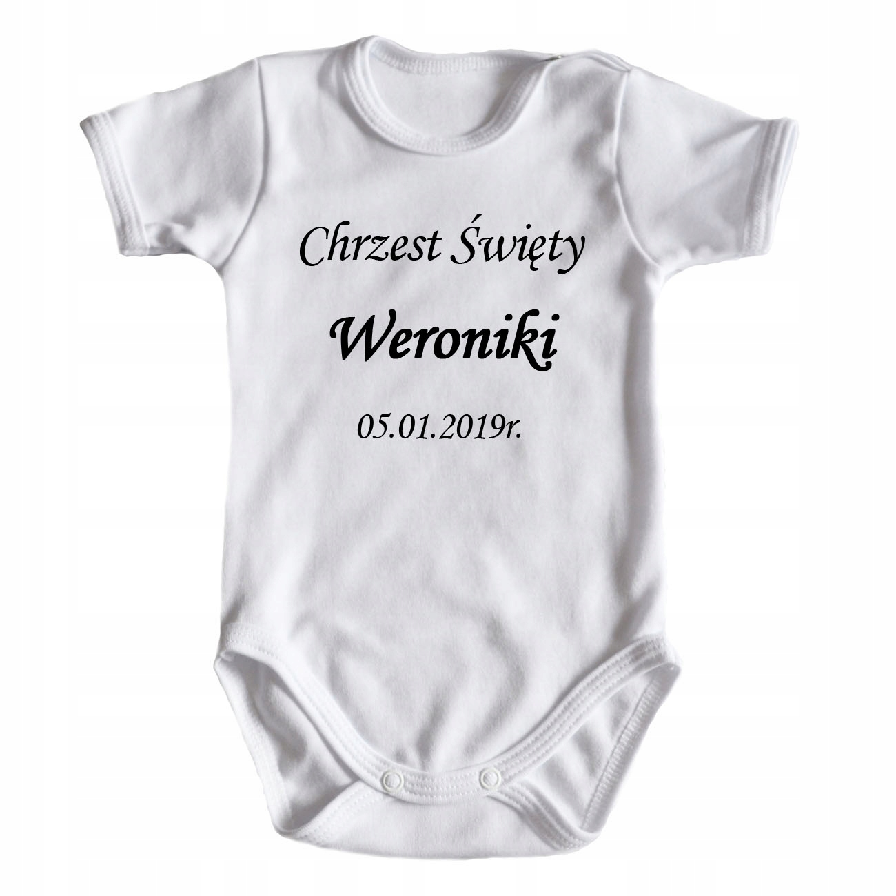 

Body na Chrzest święty z imieniem datą B-kr