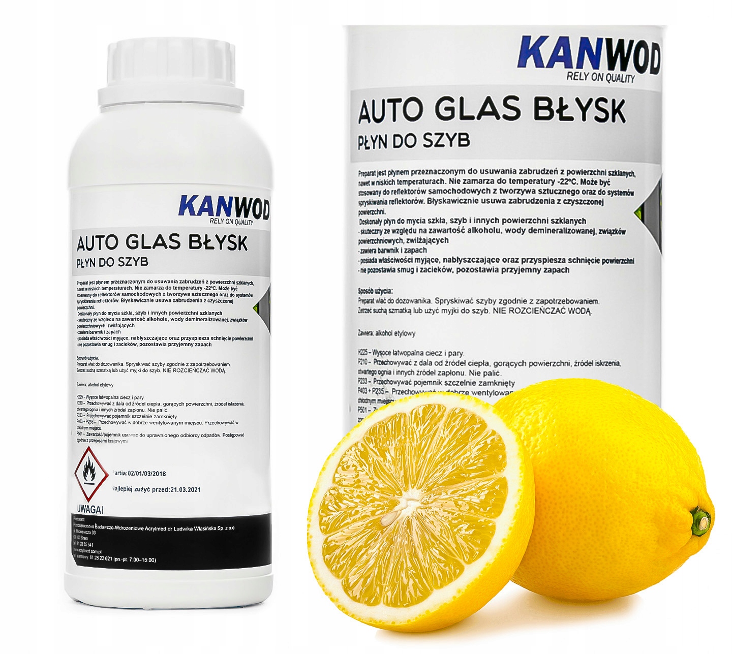 

Płyn Do Okien Szyb Szkła Luster Do Myjki 1L