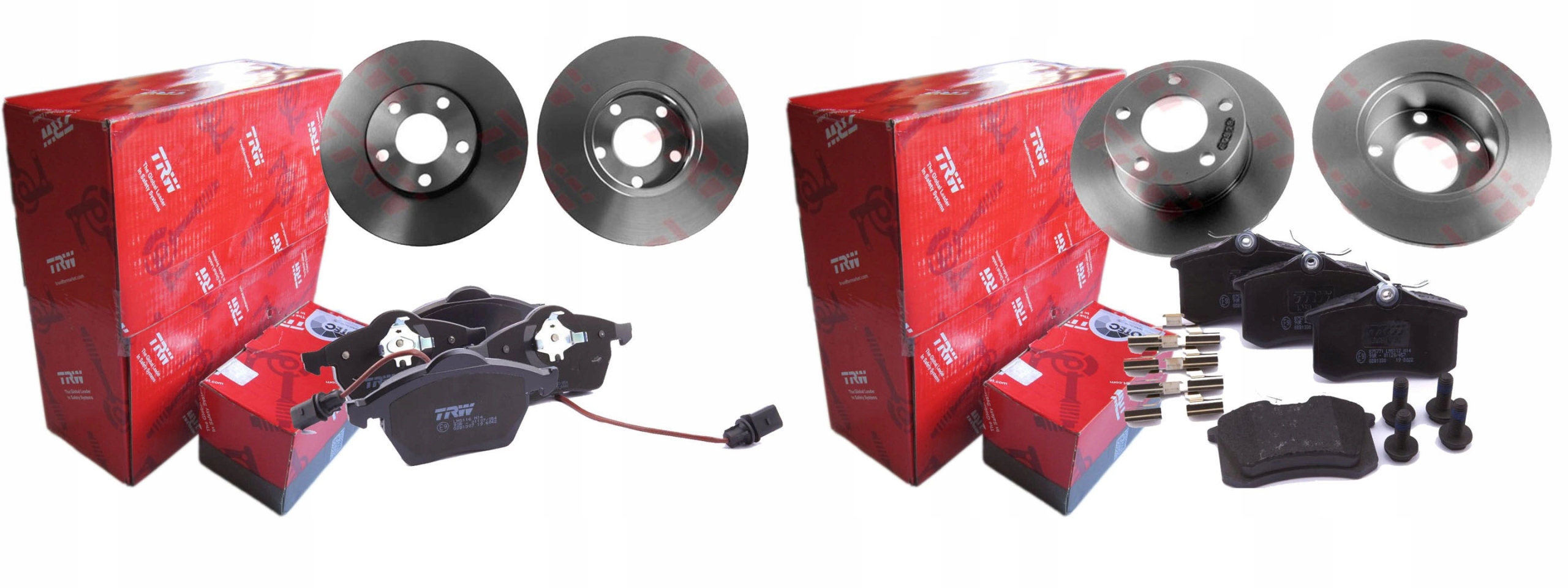 Диски колодки TRW передняя задняя VW PASSAT B5 B5FL