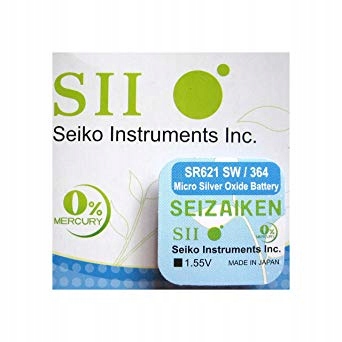 

Bateria Srebrowa 364 SR621SW Seizaiken Seiko