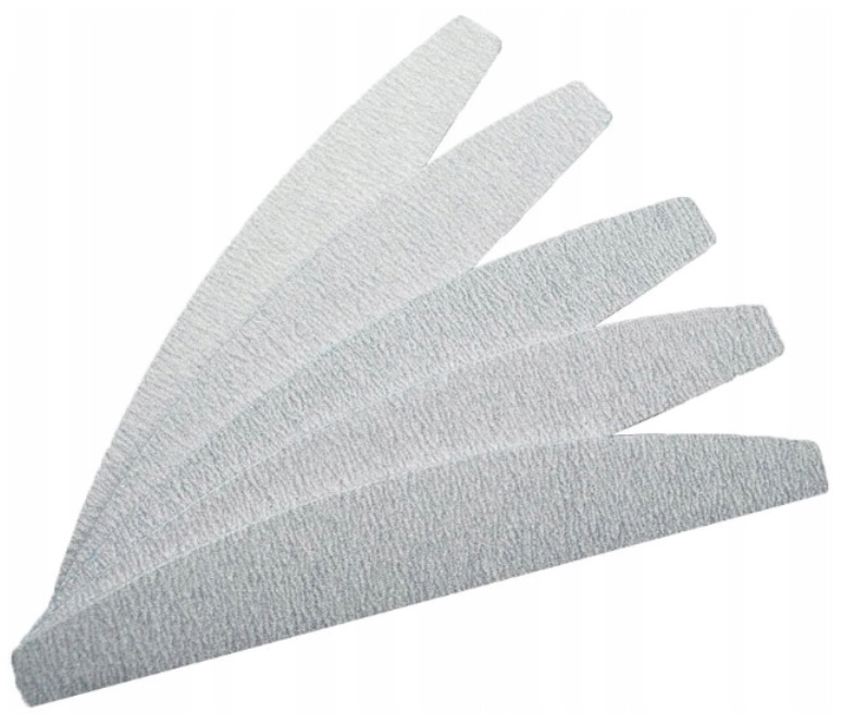 

Zestaw 5 sztuk - Pilnik biały łódka 100/180