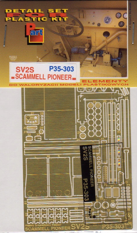 Část P35-303 1/35 Scammell Pioneer SV2S Model Ibg)