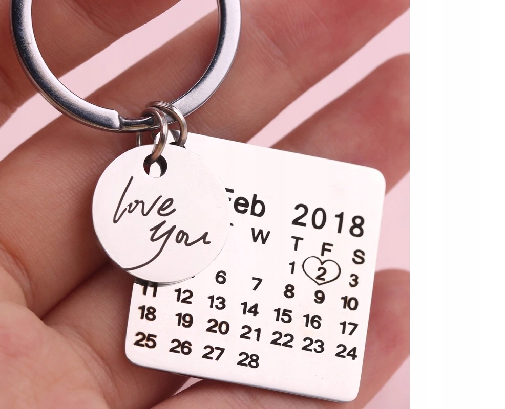 Kalendarzyk brelok z WŁASNĄ WAŻNĄ datą ZAPAKOWANY Marka inna
