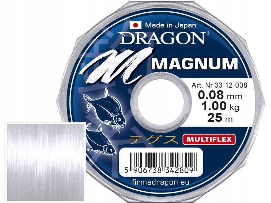 

Żyłka Dragon Magnum Multiflex 25m 0.18mm
