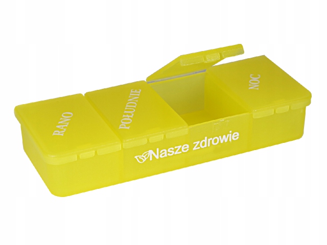 

Dozownik Kasetka Pojemnik Na Leki Tabletki 1X4