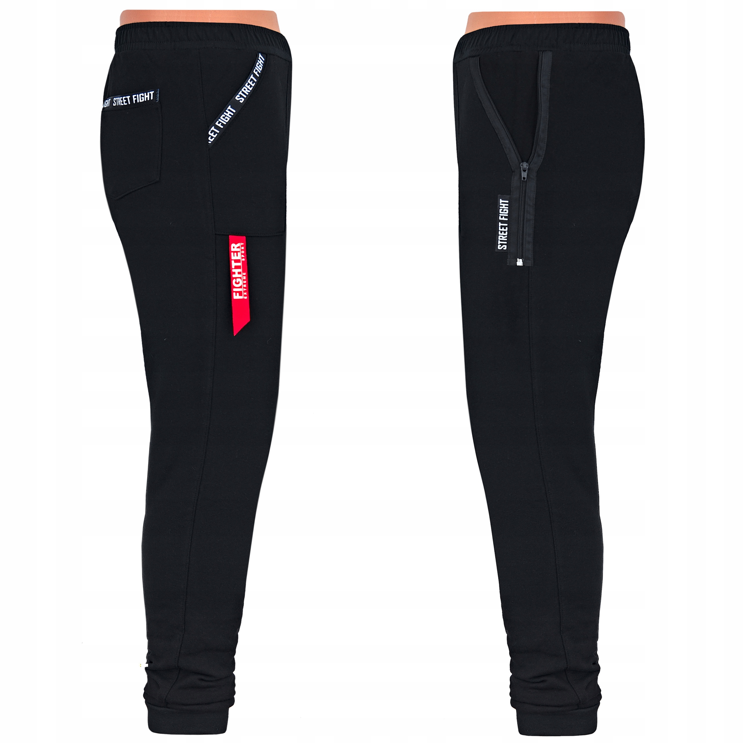 OKAZJA SPODNIE SPORT. MGP czarne zam. 140 cm HIT