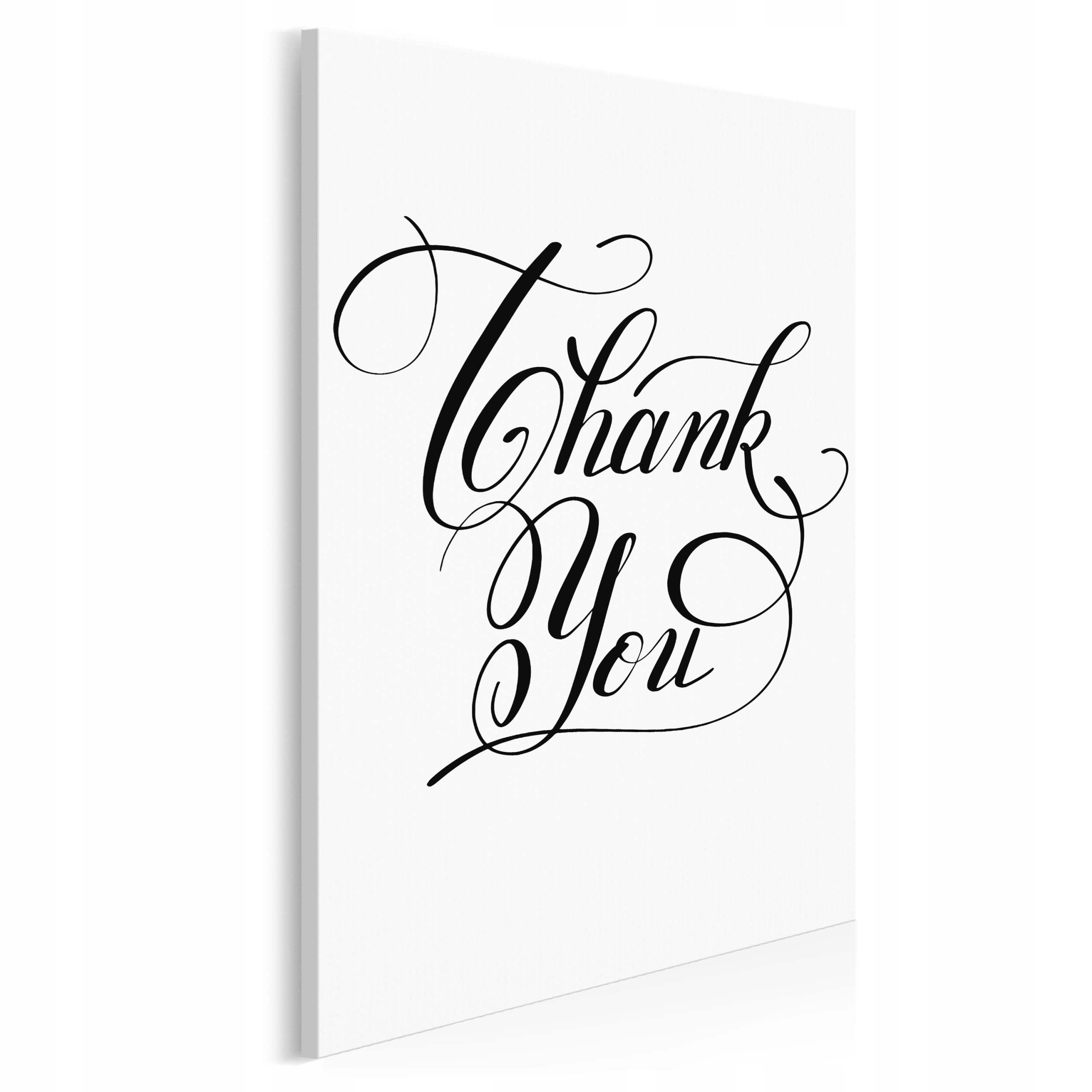 

56831 Obraz na płótnie Napis Thank You Dziękuję