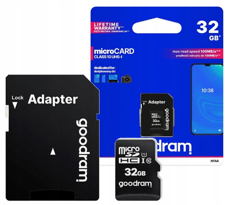 

Goodram Karta Pamięci Micro Sd 32GB Class 10 Uhs