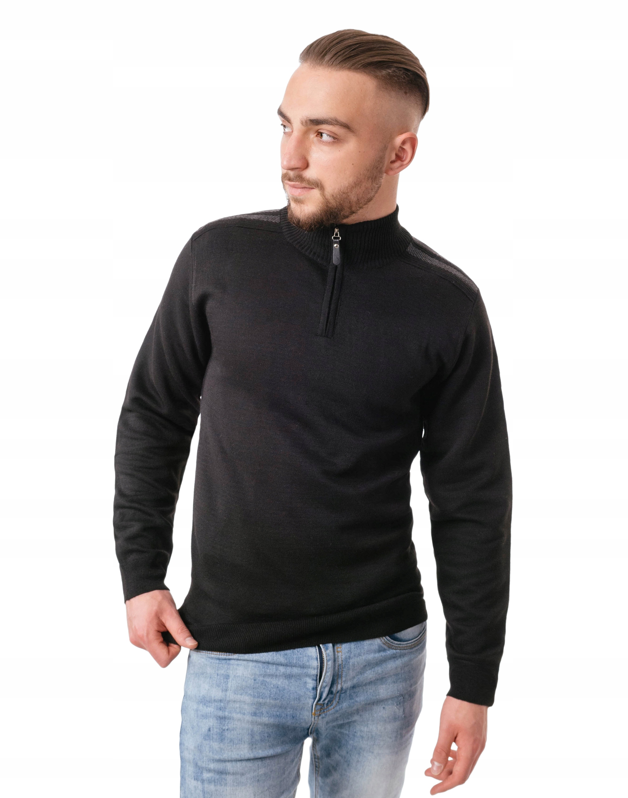 

Sweter Męski Półgolf Rozsuwany Swetry 2425 -02 XL