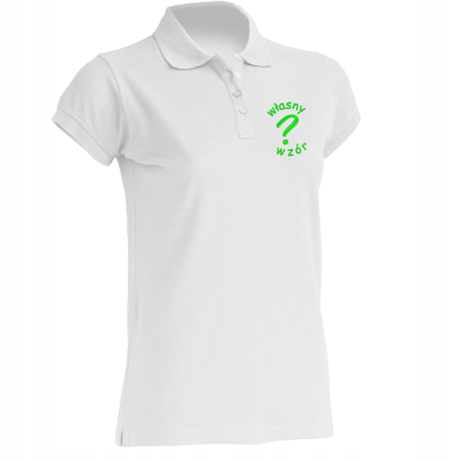 

Koszulka polo damska z własnym haftem, logo firmy
