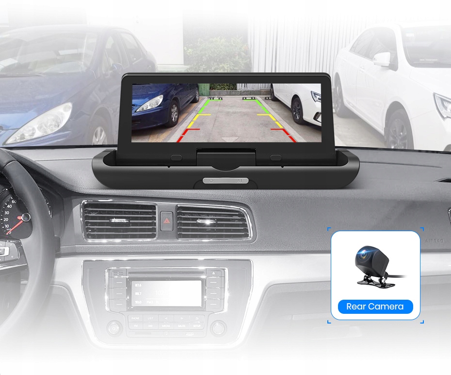 Rejestrator 2GB 32GB WiFi GPS Android 8 1 ADAS 4G Model E95P