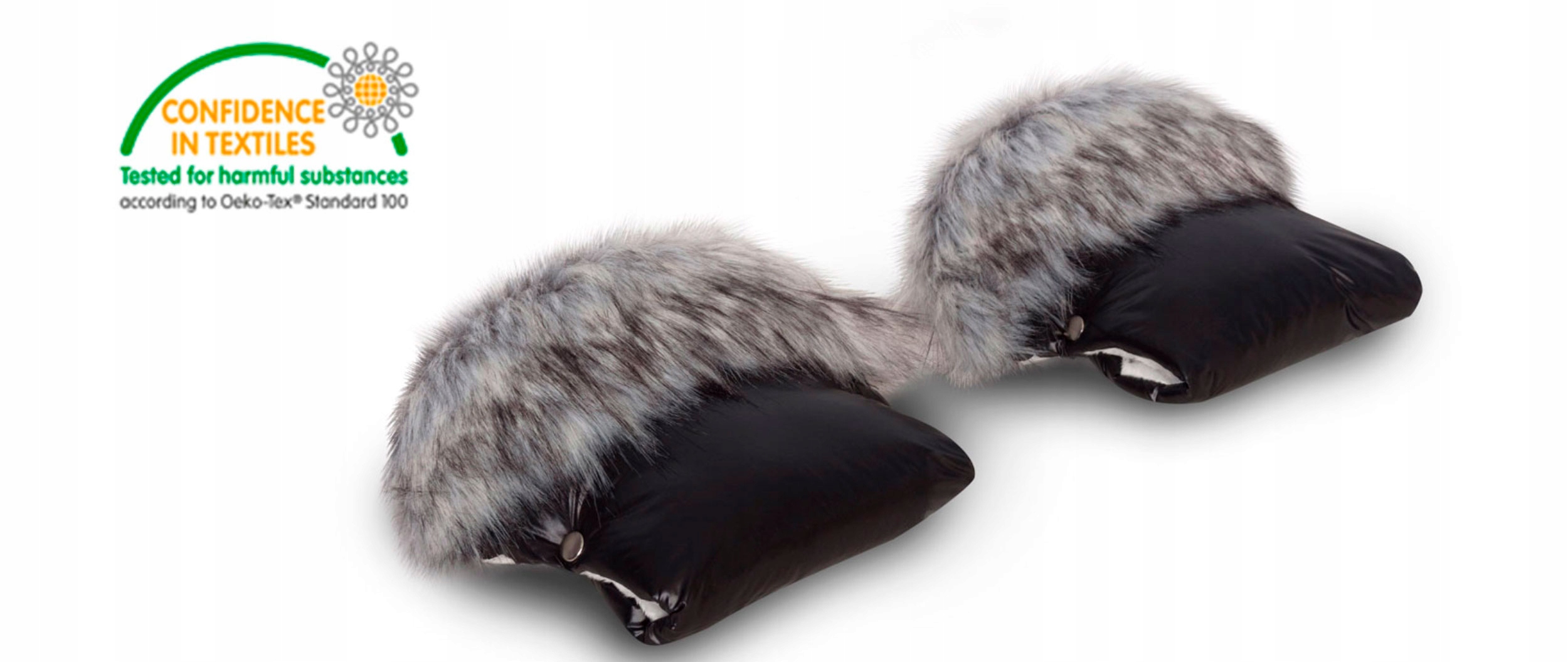 Rękawice Mufki NA SANKI FUTERKO Colibro NA MRÓZ Szerokość produktu 24.5 cm