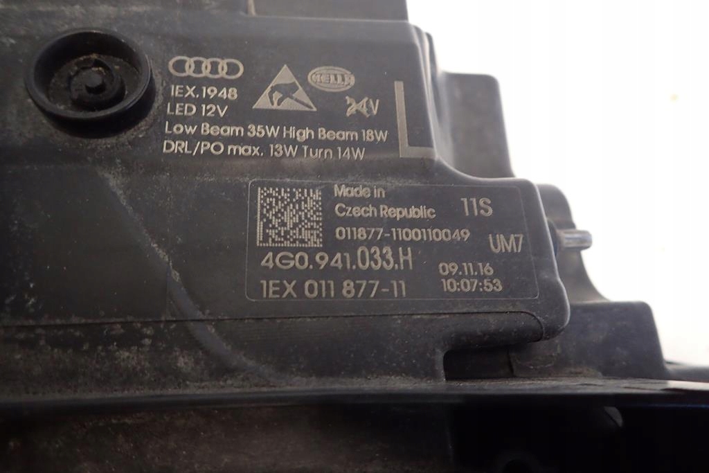 Lampa przód lewa AUDI A6 C7 LIFT 15- FULL LED Producent części Audi OE