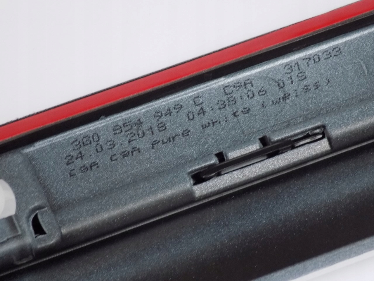 3G0854949C LISTWA DRZWI LEWY TYŁ KOLOR LC9A VW PASSAT B8 2015+ Kolor biały