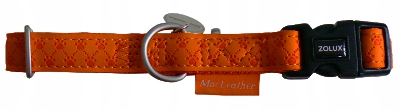 OBROŻA ZOLUX MACLEATHER TAŚMA 20 mm ORANGE 435172