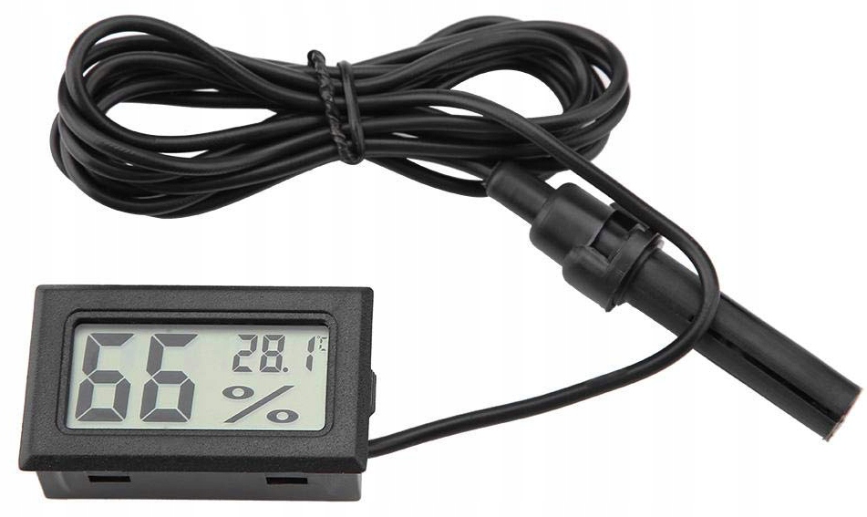 

Higrometr termometr elektroniczny z sondą cyfrowy