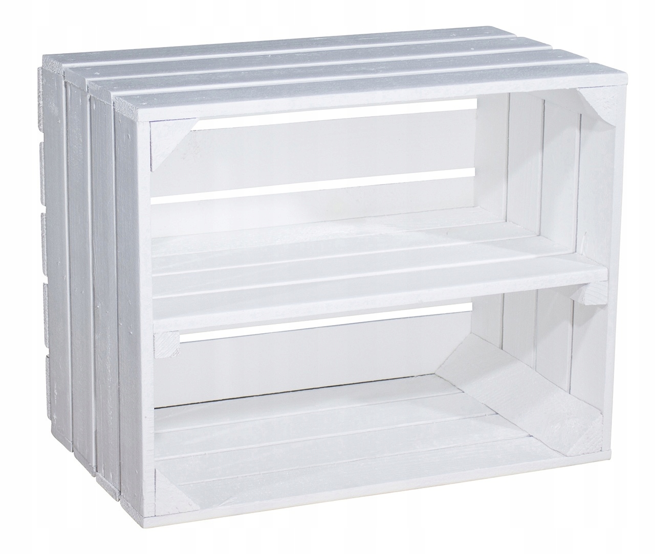 SKRZYNKA DREWNIANA BIAŁA PÓŁKA skrzynki DREWNIANE