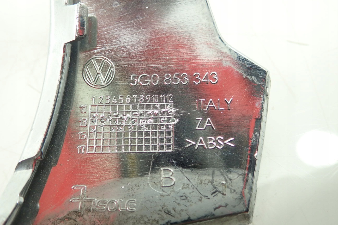 решетка радиатора хром vw Golf 7 VII 5g0853343