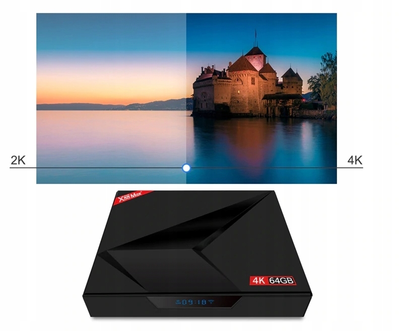 X88 Max Plus 4/64GB Android 9 Smart Tv Kod producenta X88