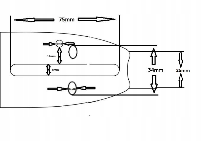 PROWADNICA DO PIŁY 2X ŁAŃCUCH 325 16" 45cm 64 Długość 450 mm