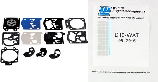 

Membrany Walbro D10-WAT Husqvarna Solo Makita
