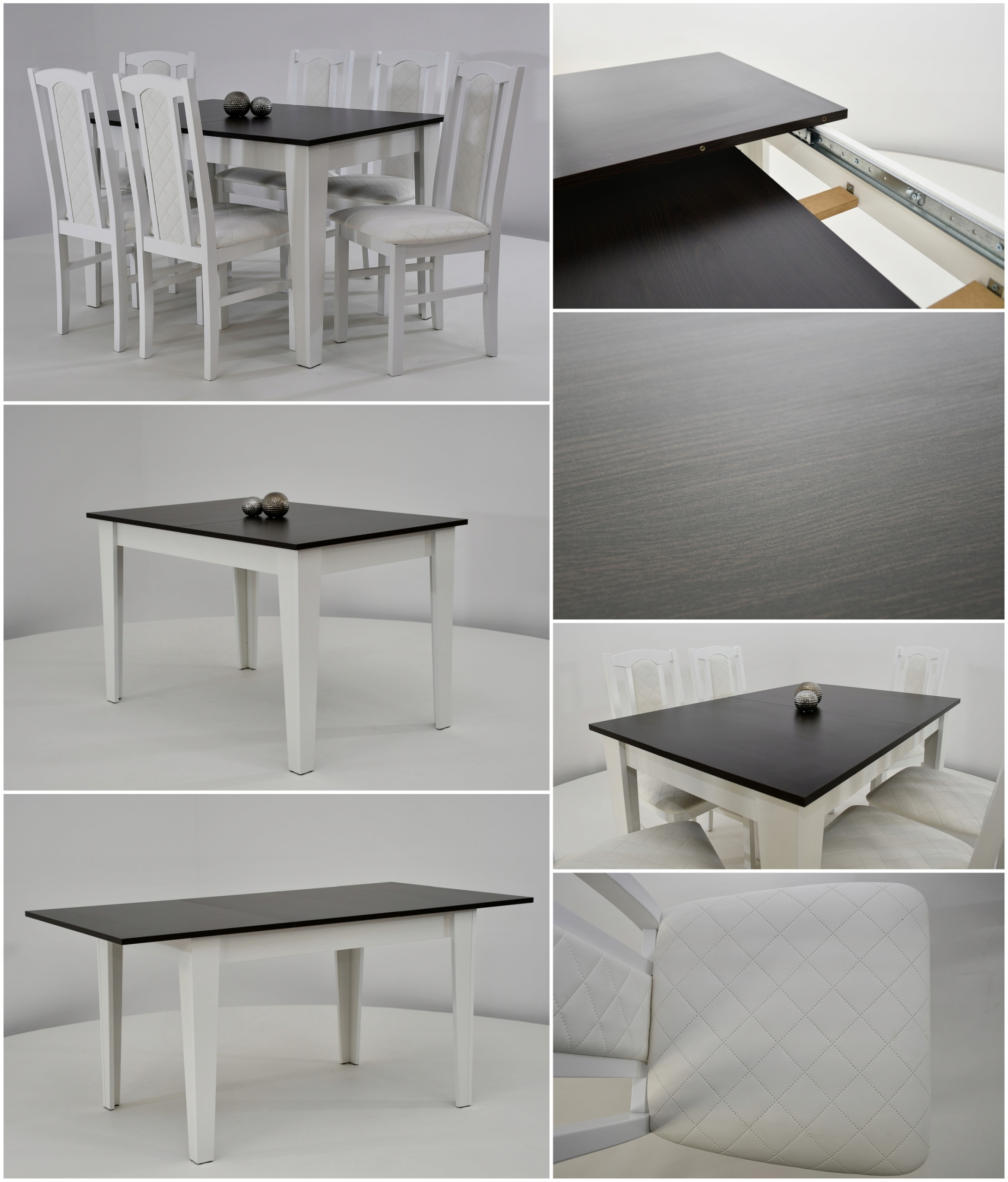 klasyka w nowoczesnej odsłonie stół i krzesła Kształt blatu prostokątny