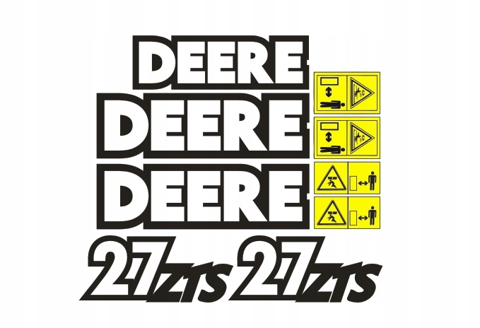 Samolepky Deere 27 zts