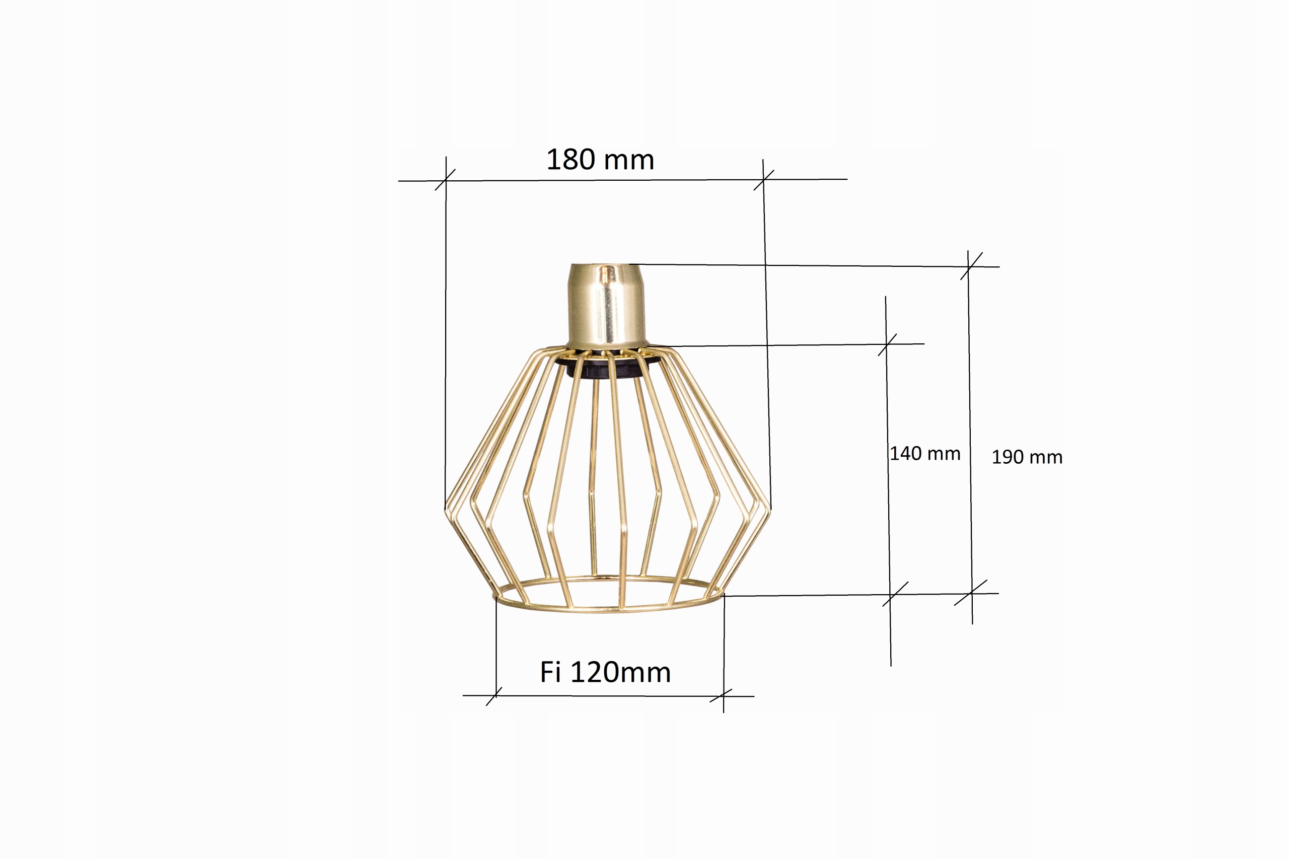 LAMPA SUFITOWA,ŻYRANDOL DIAMENT ZŁOTY MARKOS 112LZ Zasilanie sieciowe