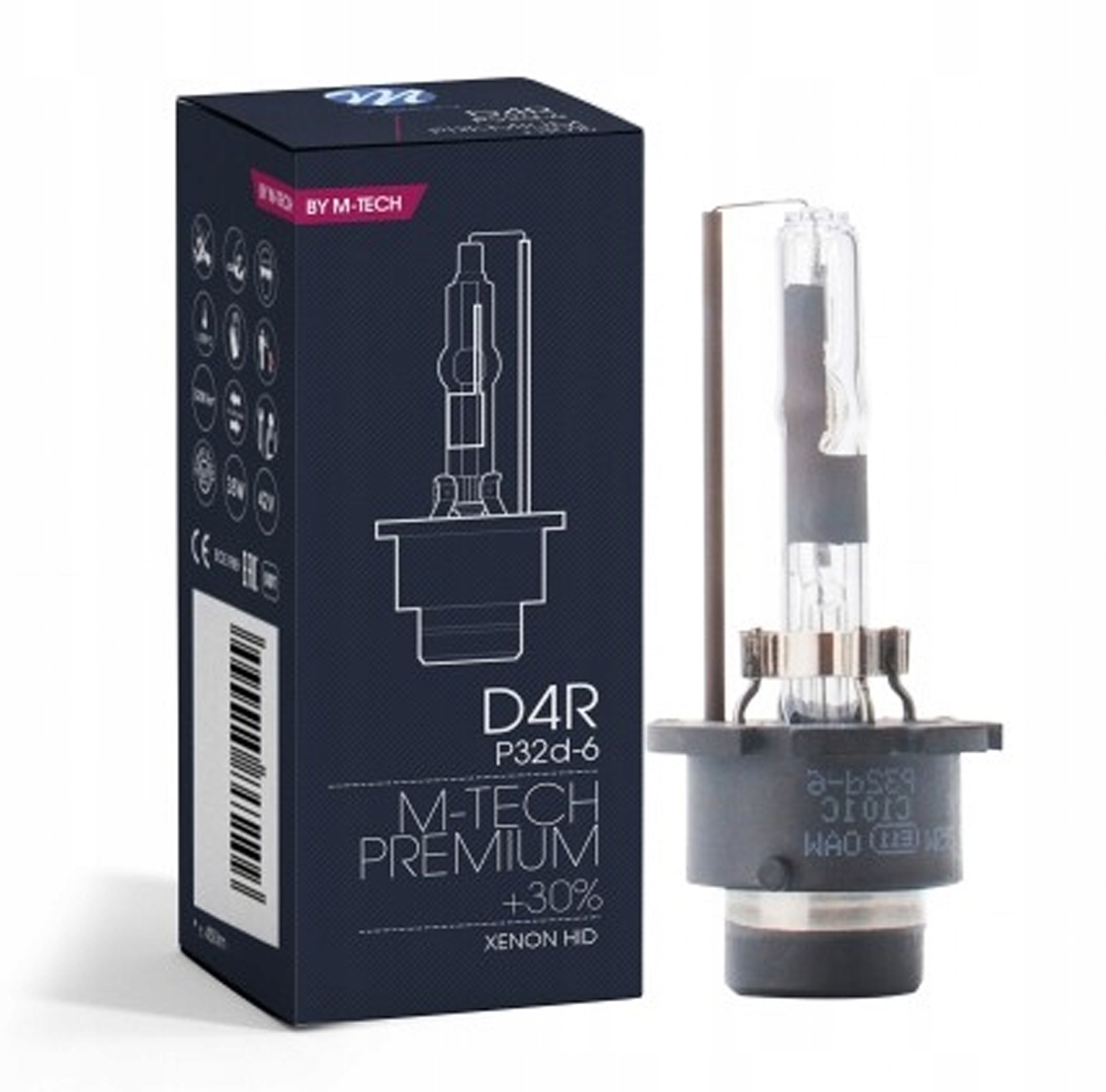 

Palnik Żarówka Premium Xenon D4R 6000K +30%