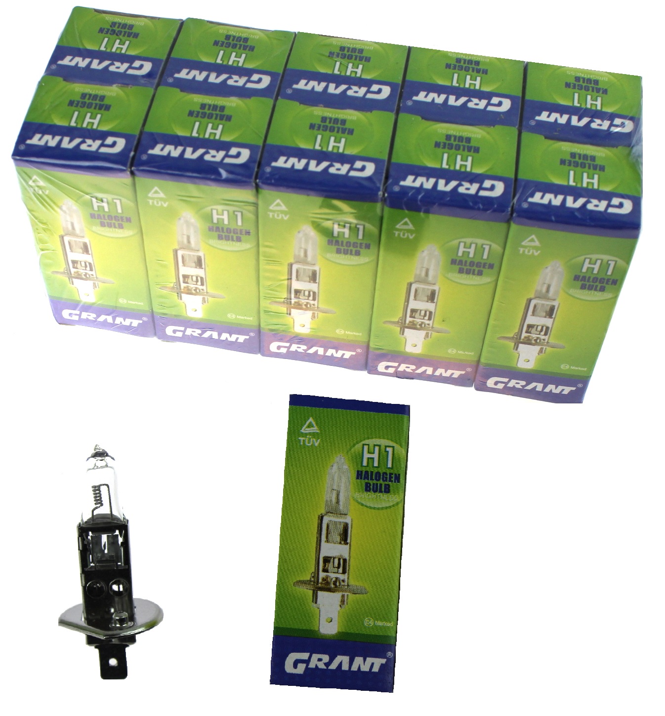 

Żarówka Halogenowa H1 12V 55W P14,5s Żarówki 10szt