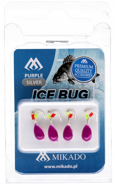 Mormyszka wolframowa, żuk Mikado Ice Bug 4mm P/S EAN (GTIN) 5900637010869