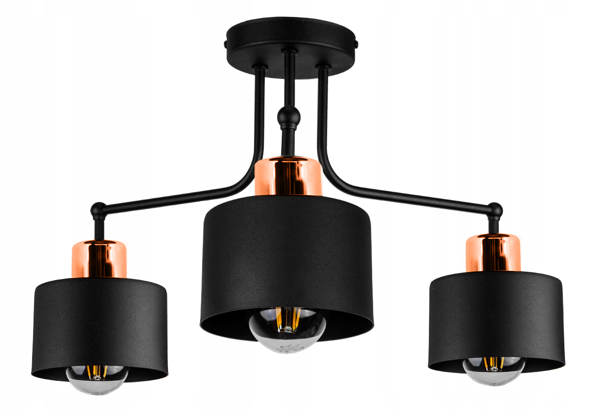 

Lampa Wisząca Sufitowa Żyrandol Plafon Loft Edison