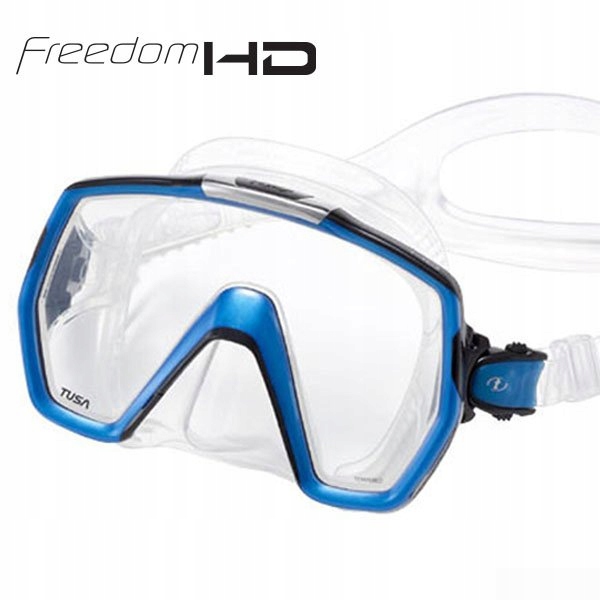 Maska Tusa Freedom Hd Niebieska (Transparent)