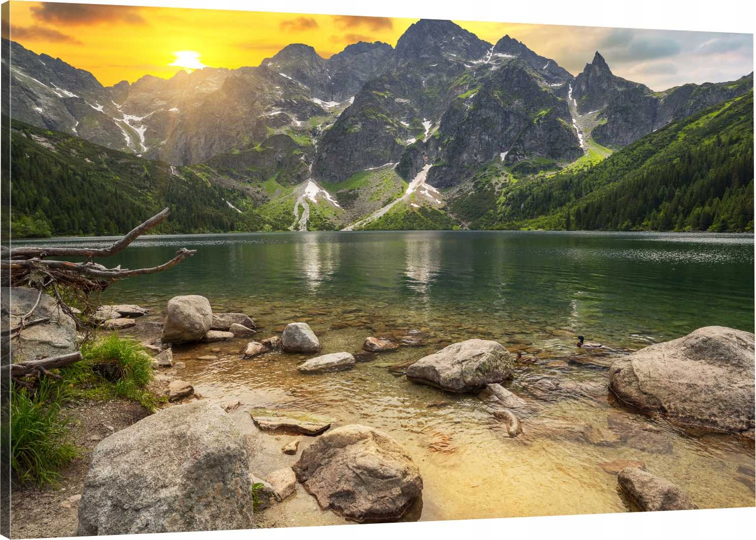 

Obraz Na Płótnie Zachod Słońca W Tatrach 110x70